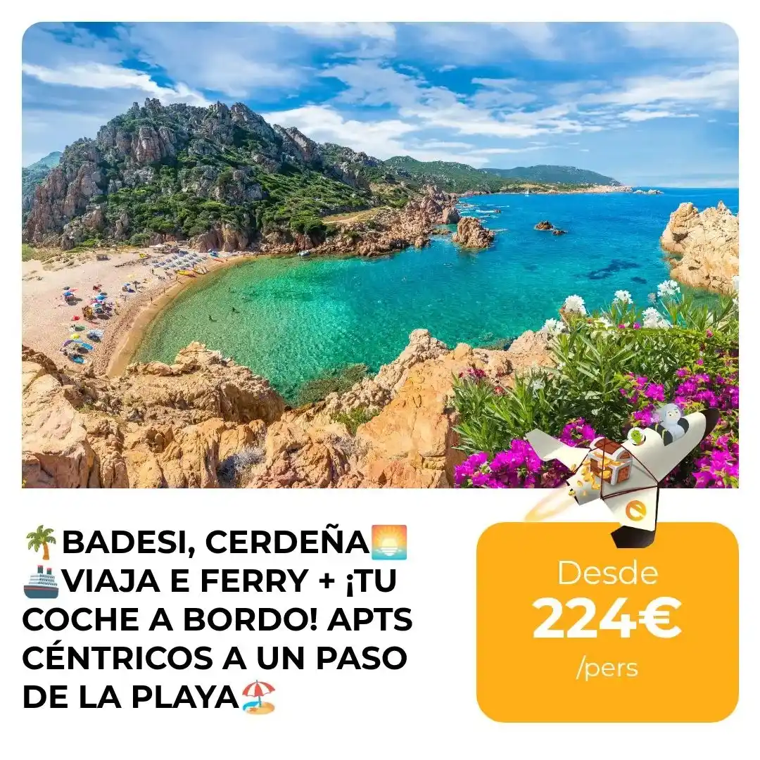 Image from Traventia.es: 🌴BADESI, UNA DE LAS MEJORES ZONAS DE CERDEÑA🌅🚢Viaja con Ferry + ¡Tu...