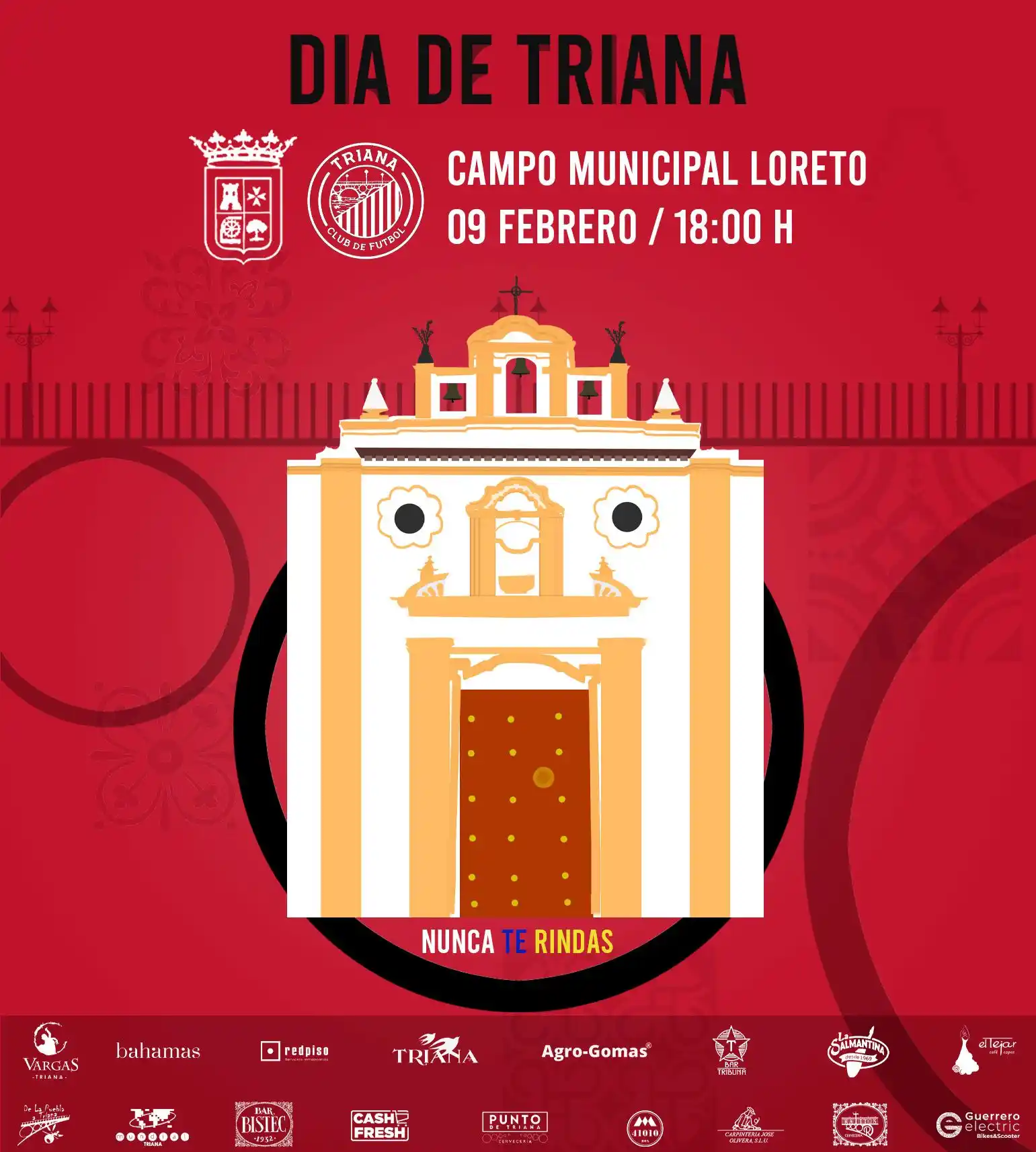 Image from Triana CF: 𝐃𝐈𝐀 𝐃𝐄 𝐓𝐑𝐈𝐀𝐍𝐀 ¡Afición, contamos con vuestro apoyo en el d...