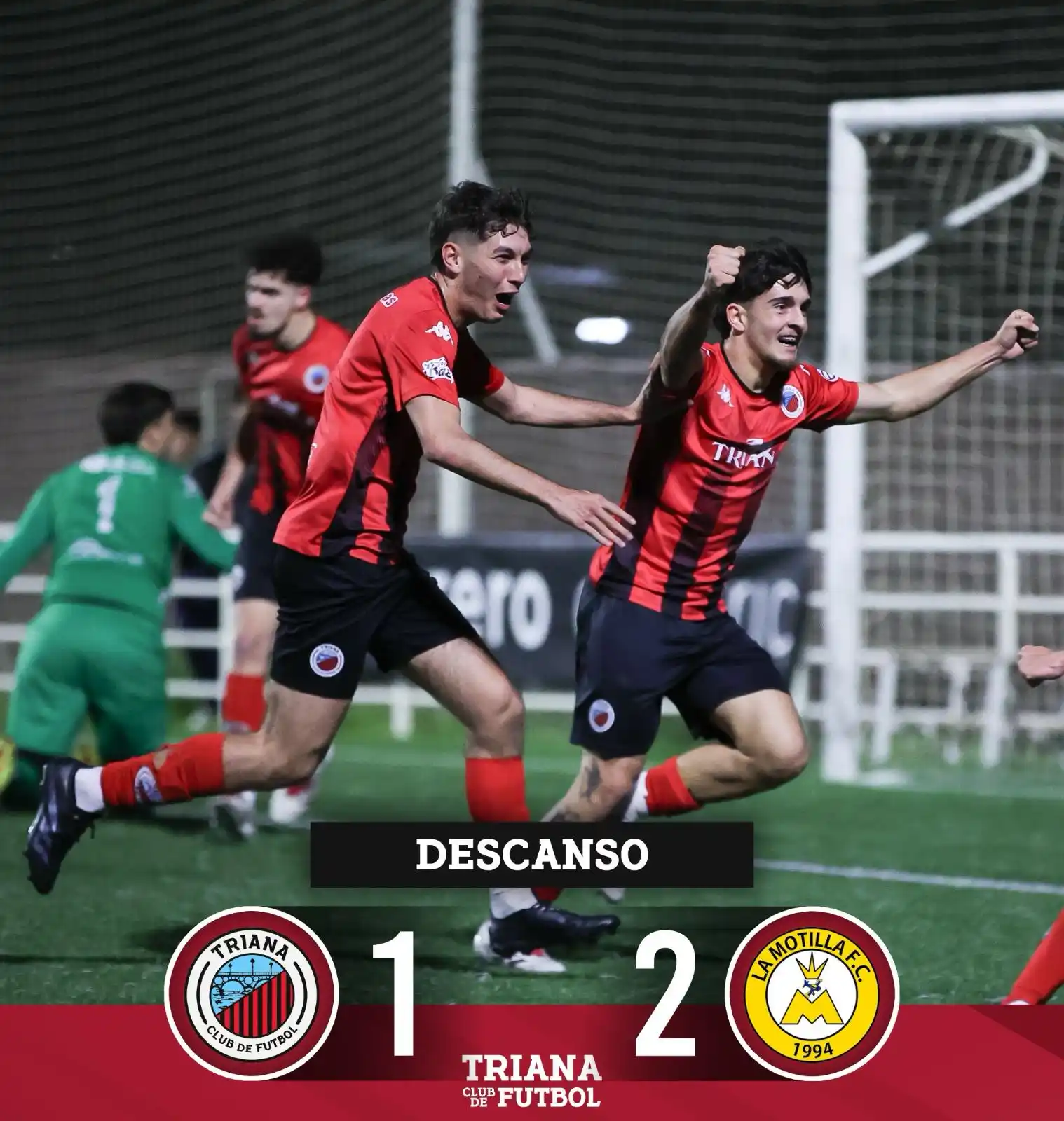 Image from Triana CF: ⏸️ ¡Final de los primeros 45 minutos! <a class="text-blue-500 hover:u...