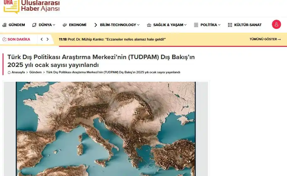 Türk Dış Politikası Araştırma Merkezi (TUDPAM) post