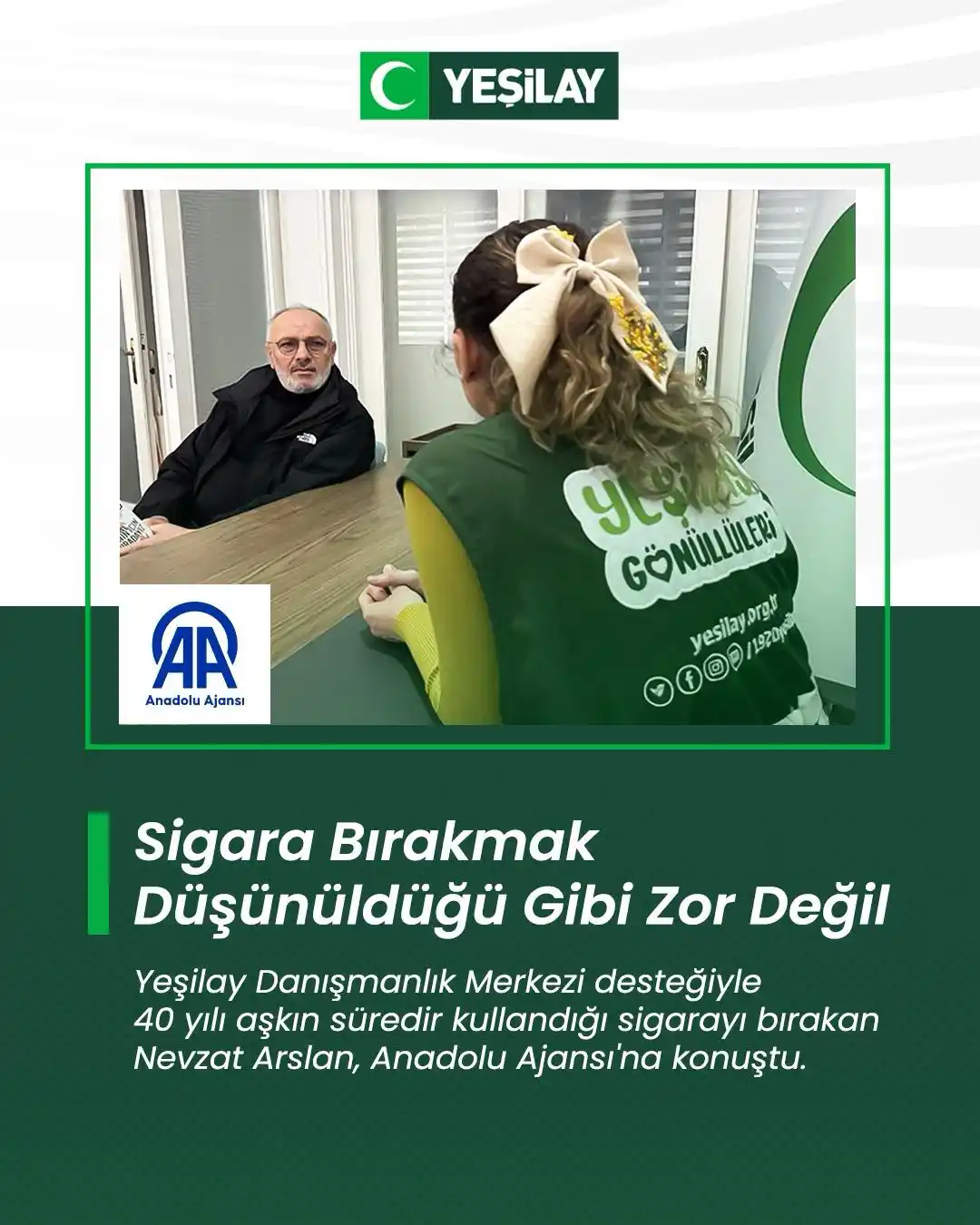 Türkiye Yeşilay Cemiyeti post