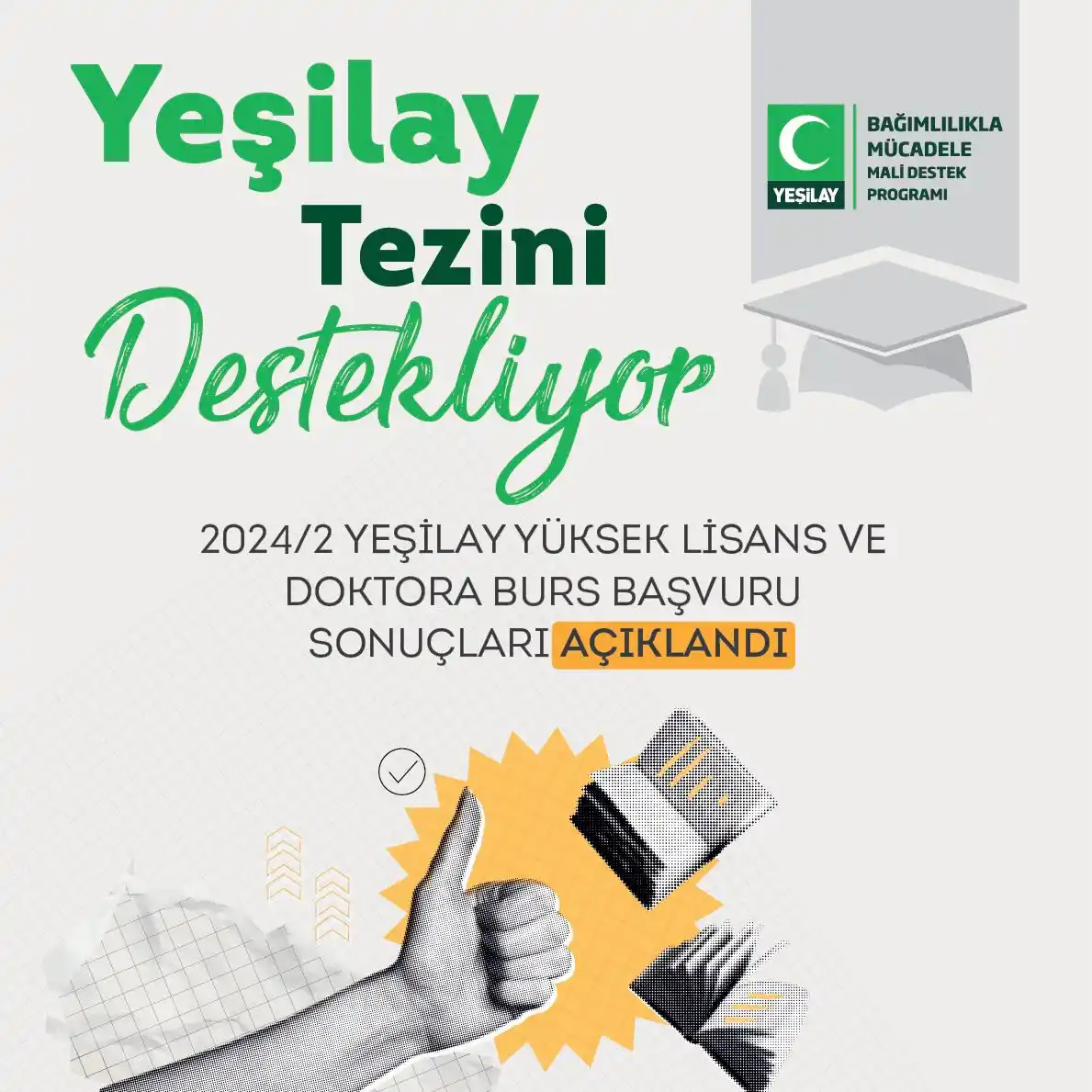 Image from Türkiye Yeşilay Cemiyeti: Bağımlılık alanında yüksek lisans ve doktora düzeyindeki araştırmaları...