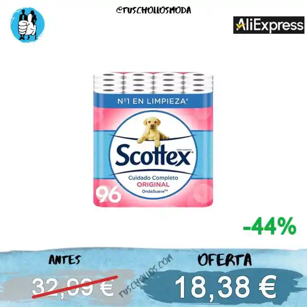Image from tuschollosmoda!!!👟 Ofertas Y Chollos en Ropa, Moda, Zapas y Belleza: *🧻 96 ROLLOS SCOTTEX A PRECIAZO!!!* <a class="text-blue-500 hover:und...
