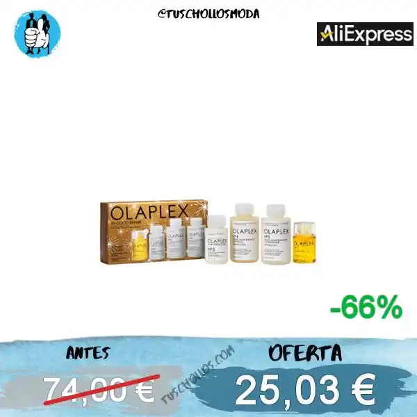 Image from tuschollosmoda!!!👟 Ofertas Y Chollos en Ropa, Moda, Zapas y Belleza: *💇🔥 CHOLLO OLAPLEX IN GOOD REPAIR KIT!!! 🚀✨* <a class="text-blue-50...