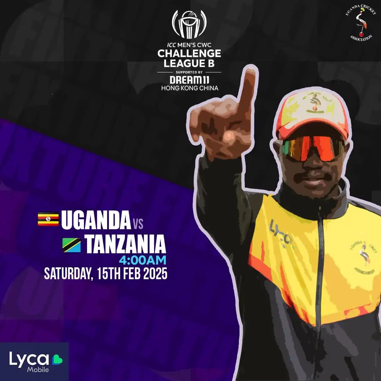 Image from Uganda Cricket Association: Last dance for Uganda as they take on neighbours Tanzania in their fi...