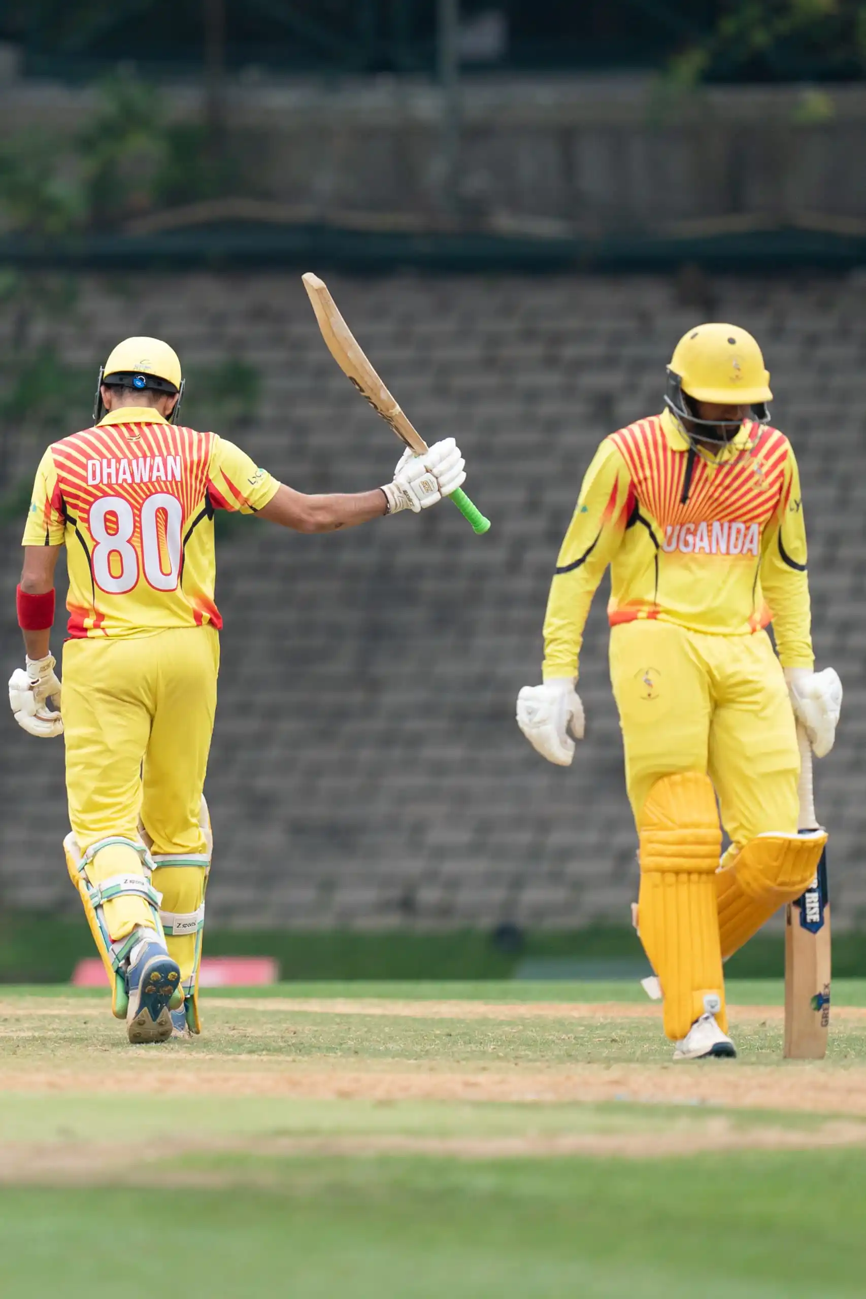 Image from Uganda Cricket Association: 📢 *GAME 4 UPDATE!* 🏏🔥    First Innings  Uganda 🇺🇬 vs 🇭🇰 Hong Ko...