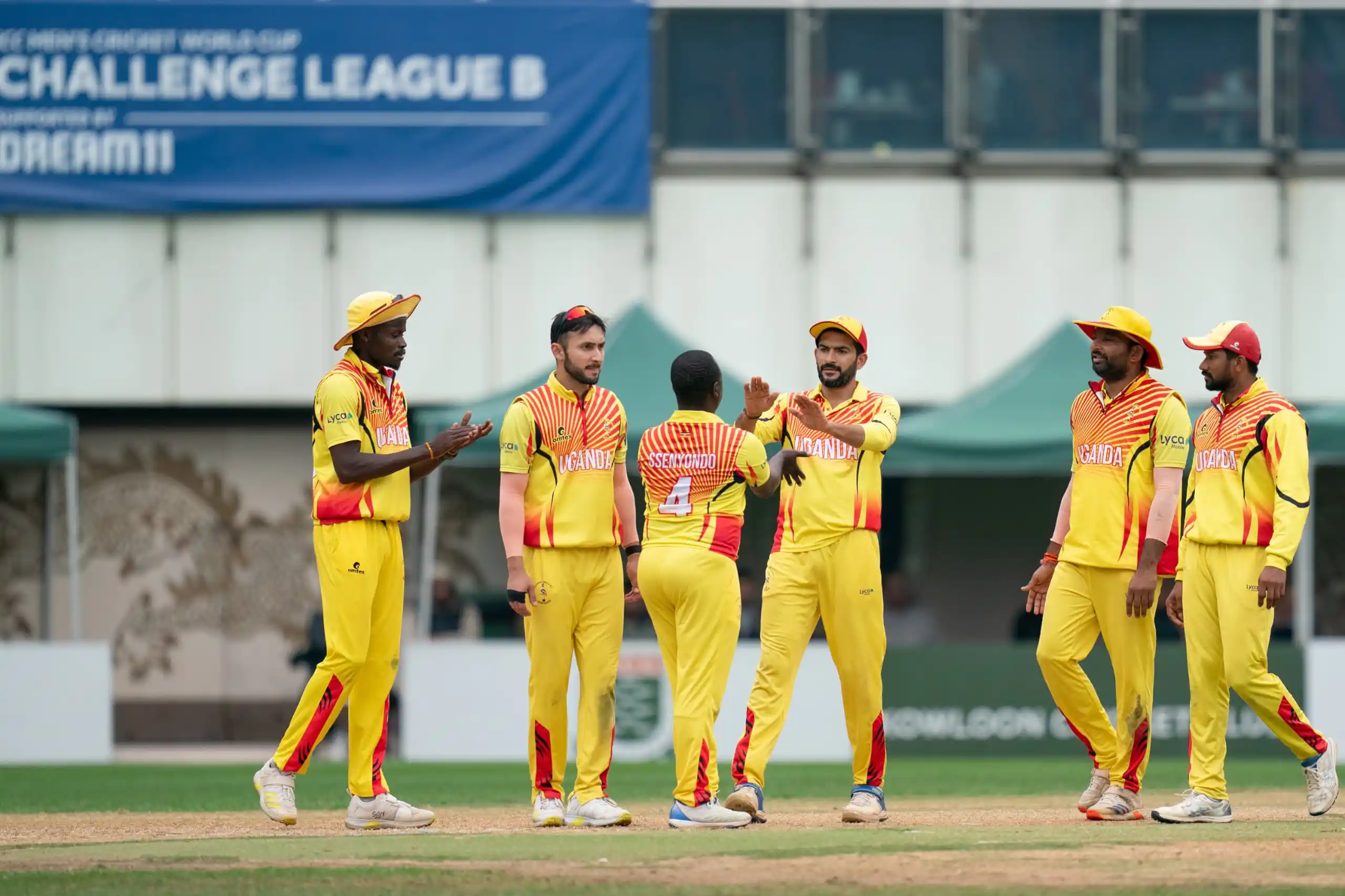 Image from Uganda Cricket Association: 📢 *GAME 4 RESULT* 🏏🔥 Uganda 🇺🇬 vs 🇭🇰 Hong Kong – China Ugan...
