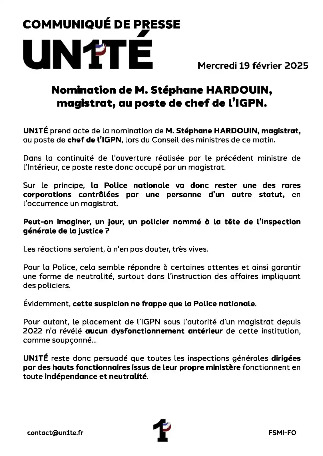 UN1TÉ post