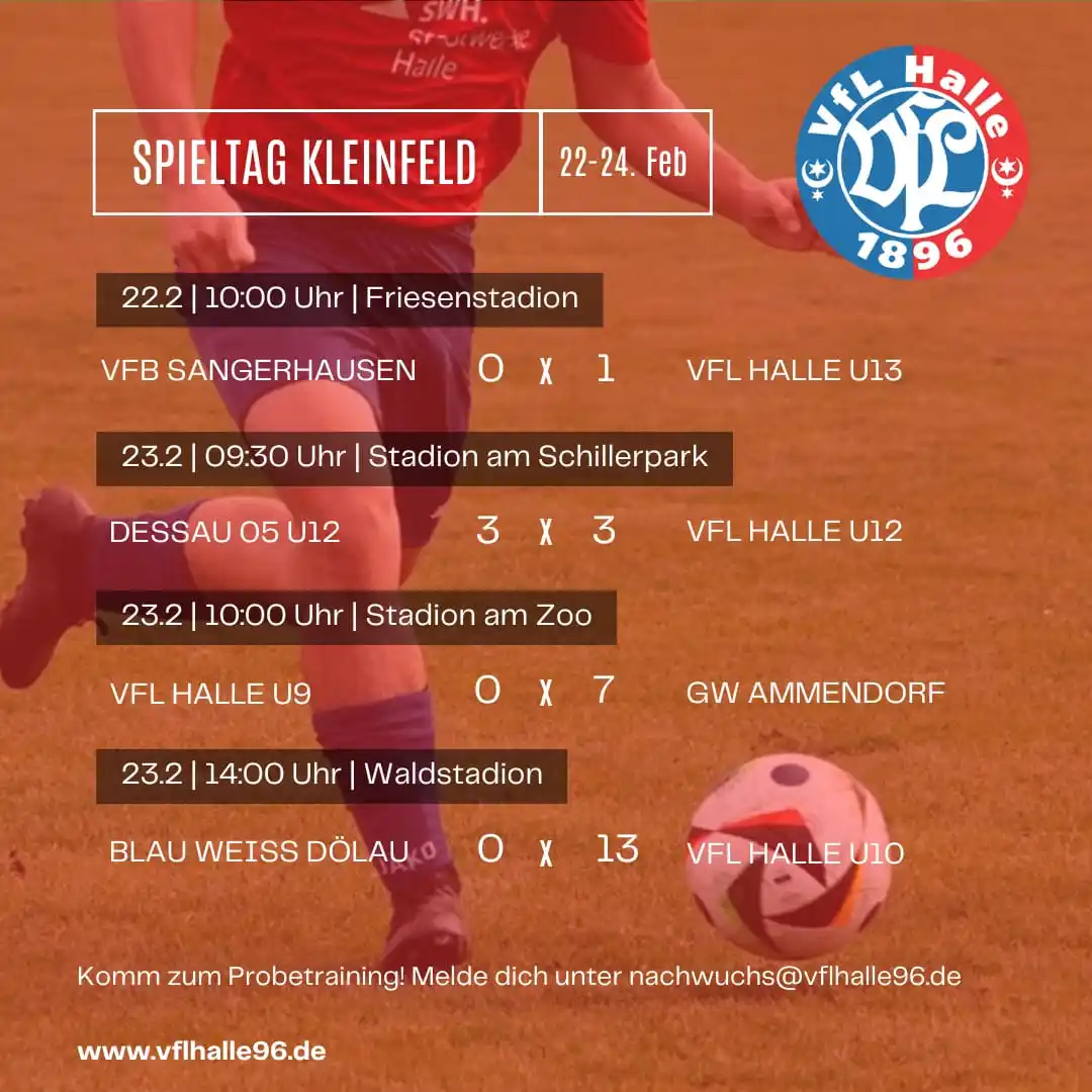 VfL Halle 1896 post