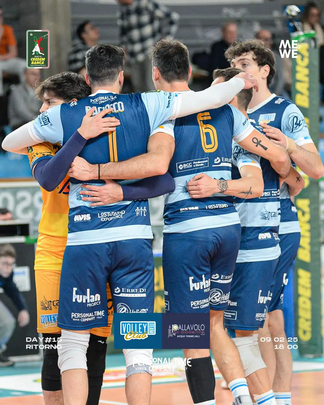 Image from Volley Team San Donà: 🏐 PRIMA CONTRO SECONDA. ➡ <a class="text-blue-500 hover:underline cur...