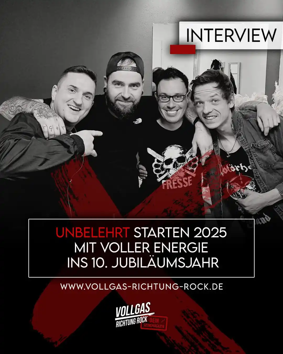 Image from Vollgas Richtung Rock - Musikmagazin: Das Jahr 2025 ist jetzt einige Wochen alt und Unbelehrt haben bereits ...