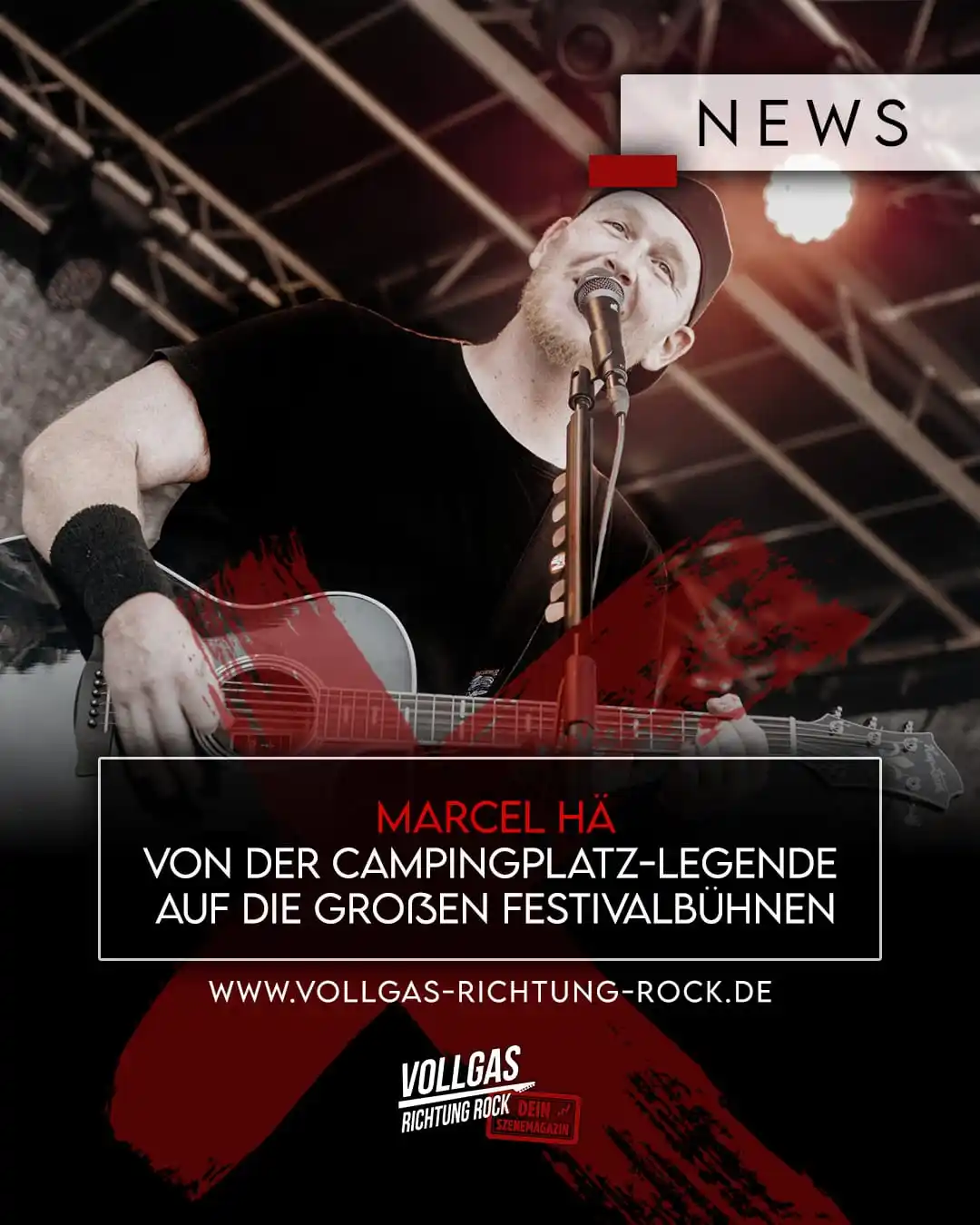 Image from Vollgas Richtung Rock - Musikmagazin: Die Ein-Mann-Institution Marcel Hä hat sich in den vergangenen Monaten...