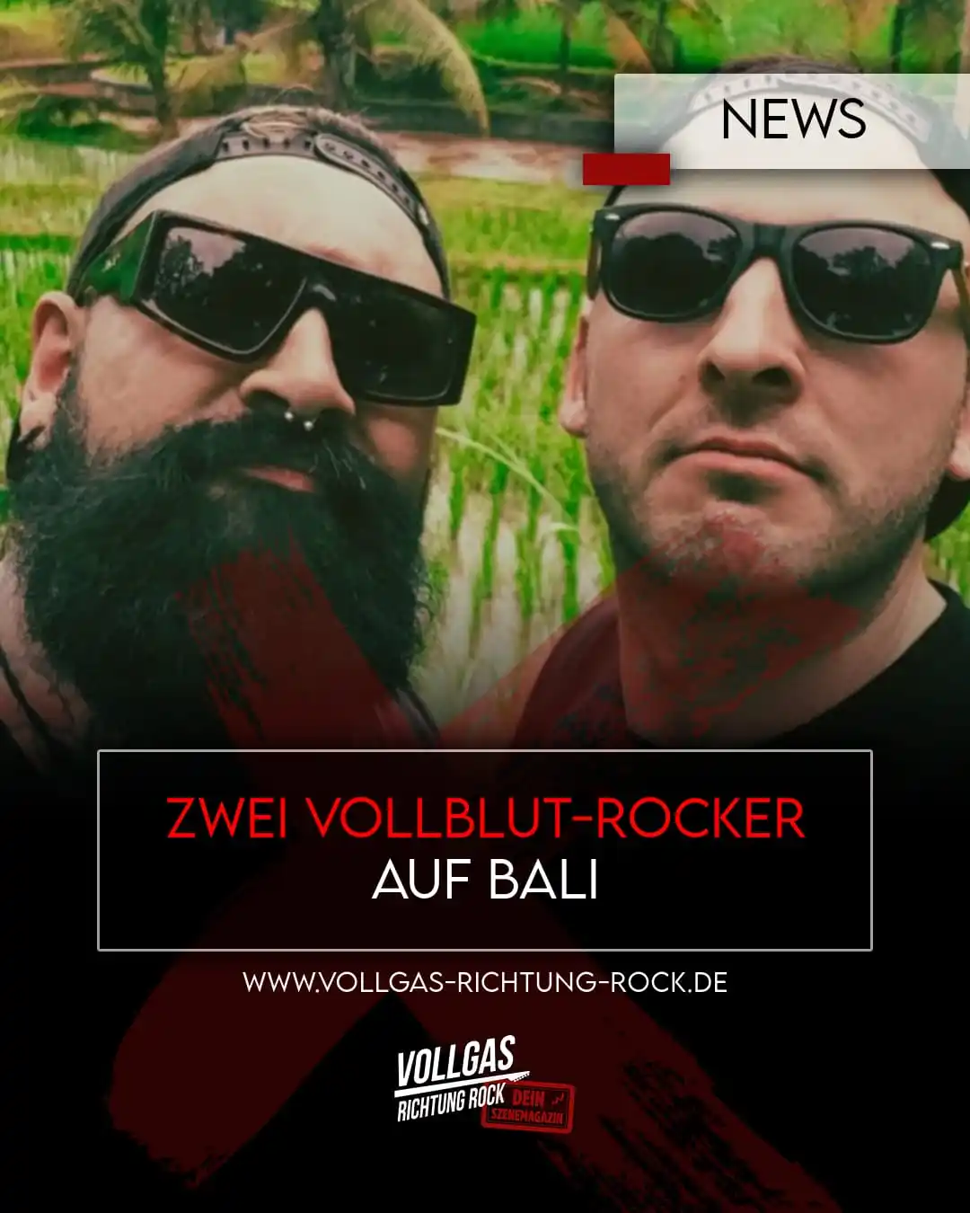 Image from Vollgas Richtung Rock - Musikmagazin: Wenn zwei Vollblut-Rocker Urlaub machen, dann passiert das natürlich n...