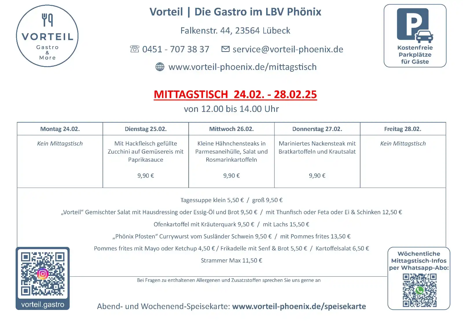Vorteil | Die Gastro im LBV Phönix post