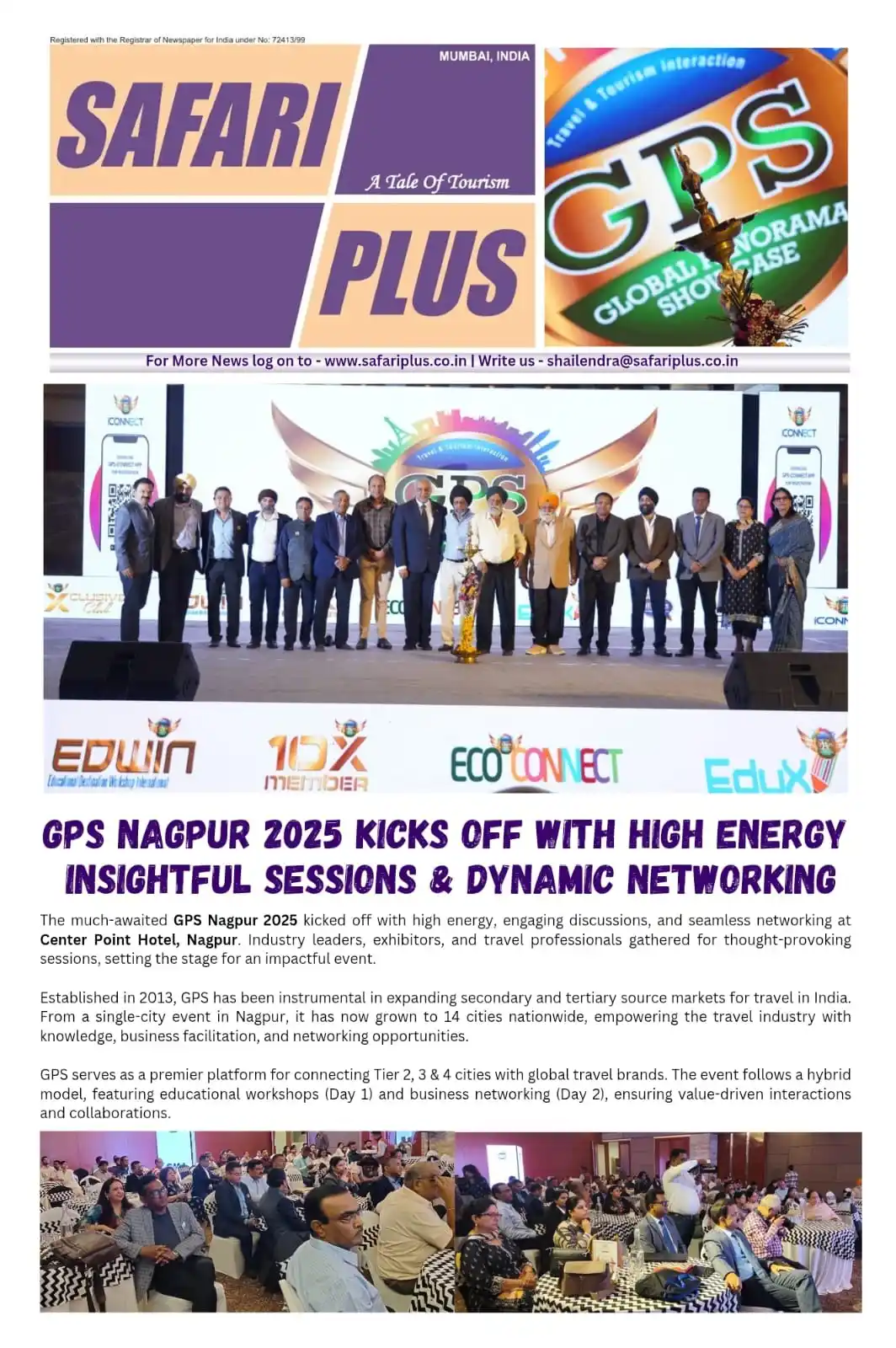 Image from VYOM.One: *GPS Nagpur 2025 Kicks Off with High Energy* *Insightful Sessions & Dy...