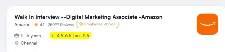 Image from Walk-In Drives ⛥: `🎯 Amazon Walk-in Drive 2025 – Digital Marketing Associate | 01 March...