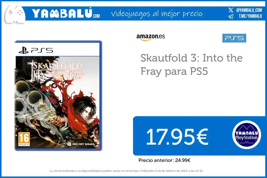 Yambalú - Las mejores ofertas de videojuegos en Amazon, MediaMarkt, FNAC, Miravia... post