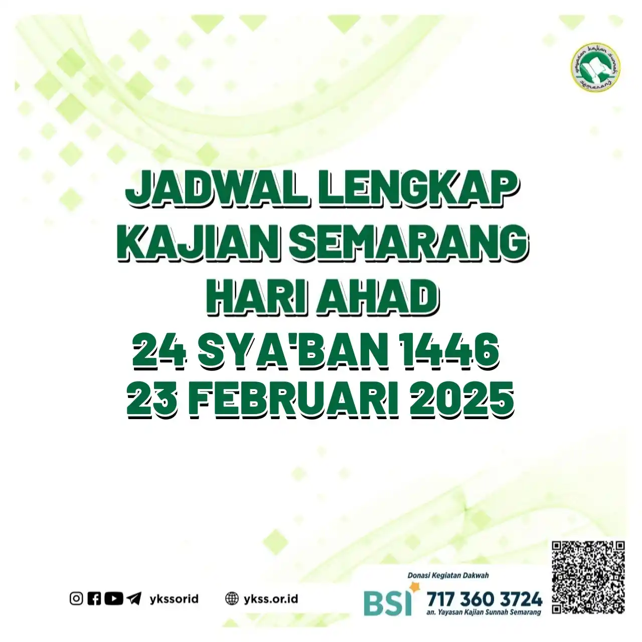 Yayasan Kajian Sunnah Semarang post