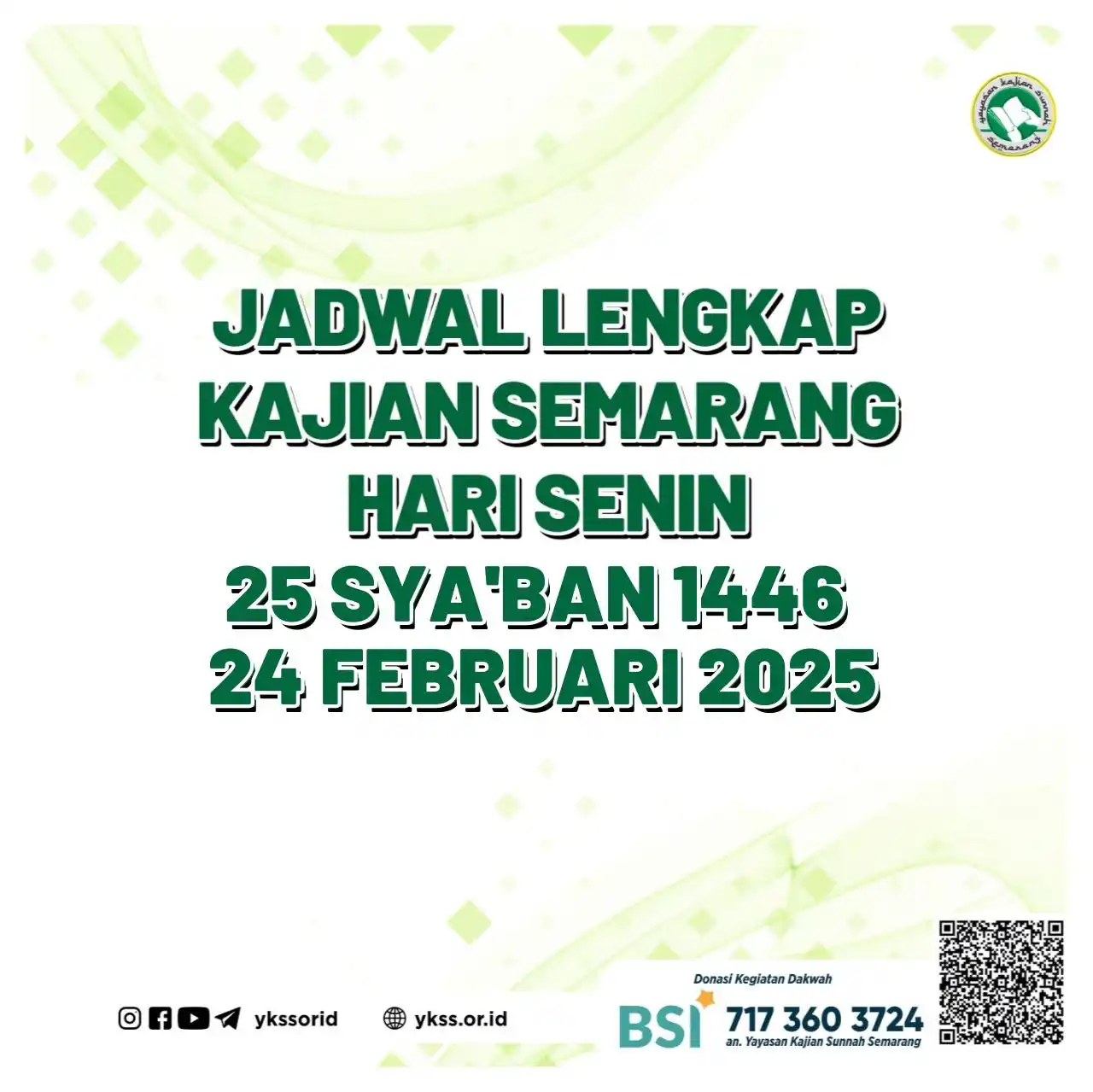 Yayasan Kajian Sunnah Semarang post