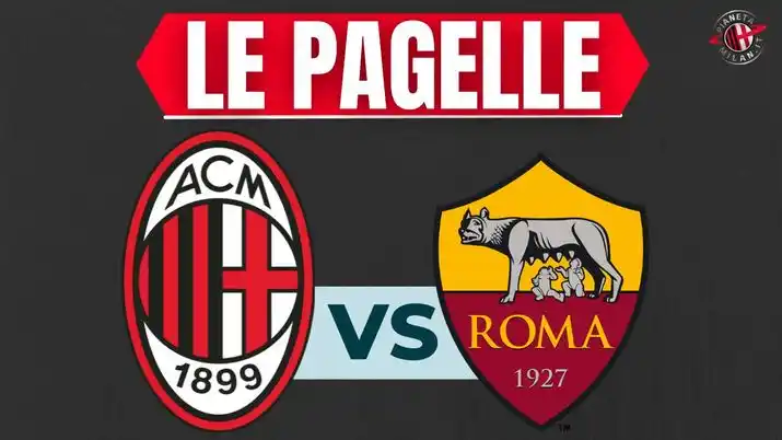 Image from AC Milan | Diavoli Rossonero Unofficial: 🔴⚫ *MILAN-ROMA 3-1, PAGELLE!*🏆 🔥 **Il Milan domina e vola in sem...