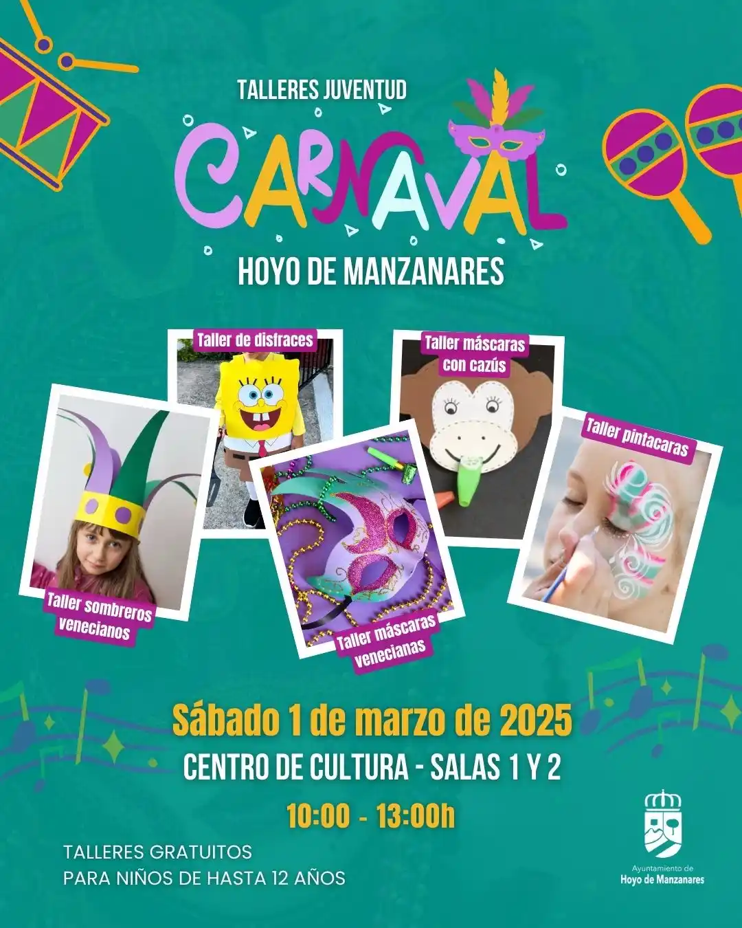 Image from Actividades Juventud Hoyo: Os esperamos este sábado, 1 de marzo, en el Centro de Cultura para viv...