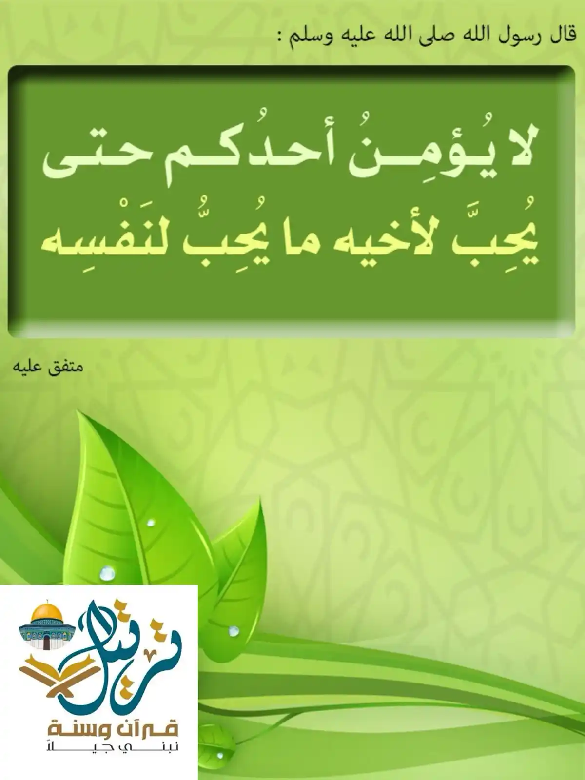 اكاديميه ترتيل ✨قرآن وسنة ✨نبني جيلا✨ post