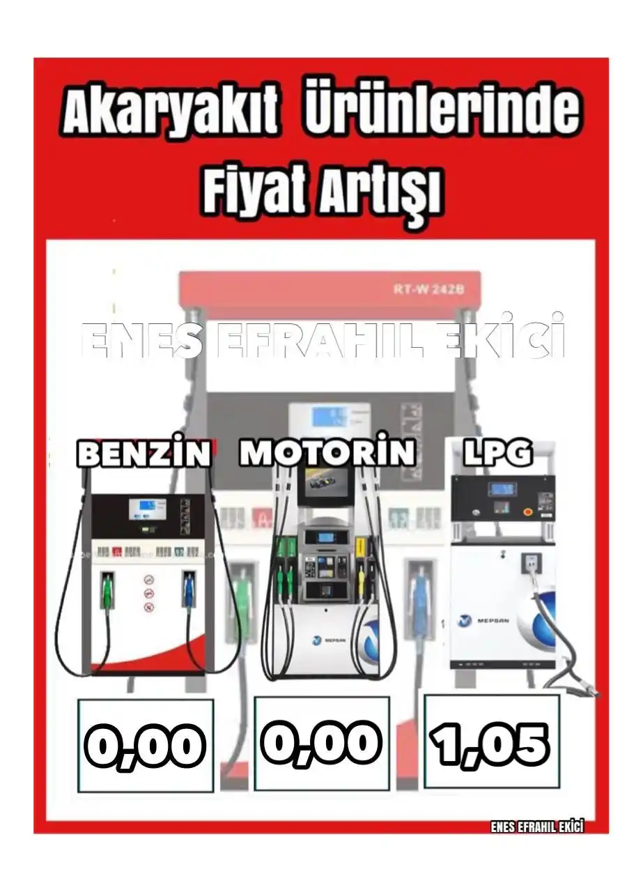 Image from AKARYAKIT FİYAT: 🚨LPG Otogazda Fiyat Artışı🚨 ⛽Bugün gece yarısından itibaren geçerli...