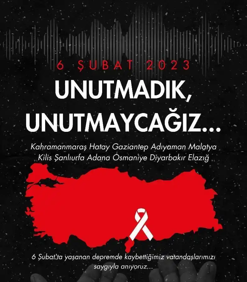 Image from AKARYAKIT FİYAT: 6 Şubat'ta yaşanan depremde kaybettiğimiz vatandaşlarımızı saygıyla an...