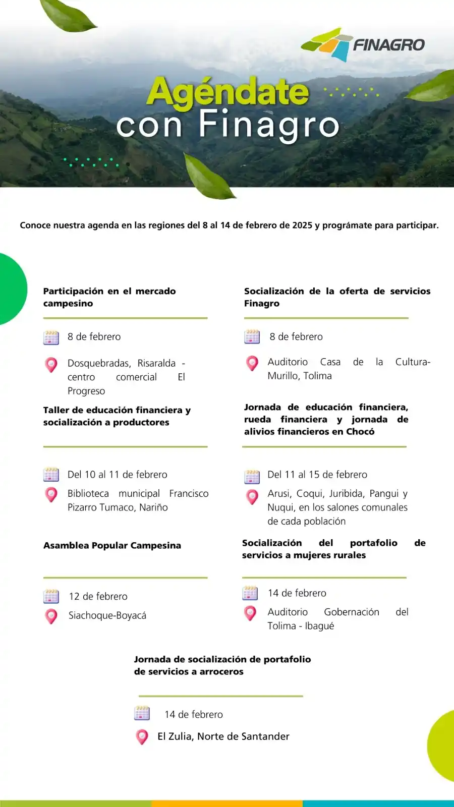 Al día con Finagro 👩🏻‍🌾👨🏾‍🌾🧑🏻‍🌾 post