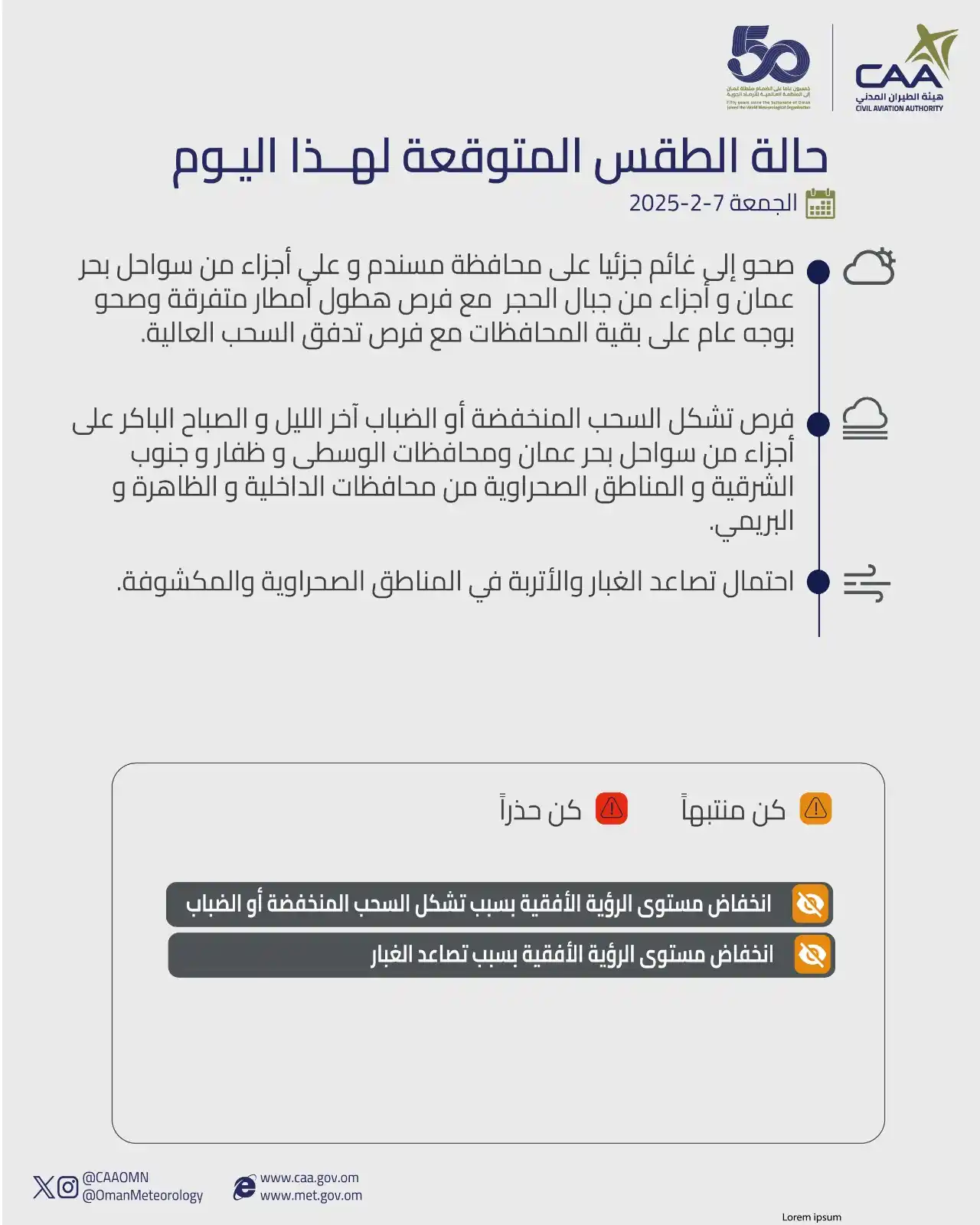 الأرصاد العمانية post