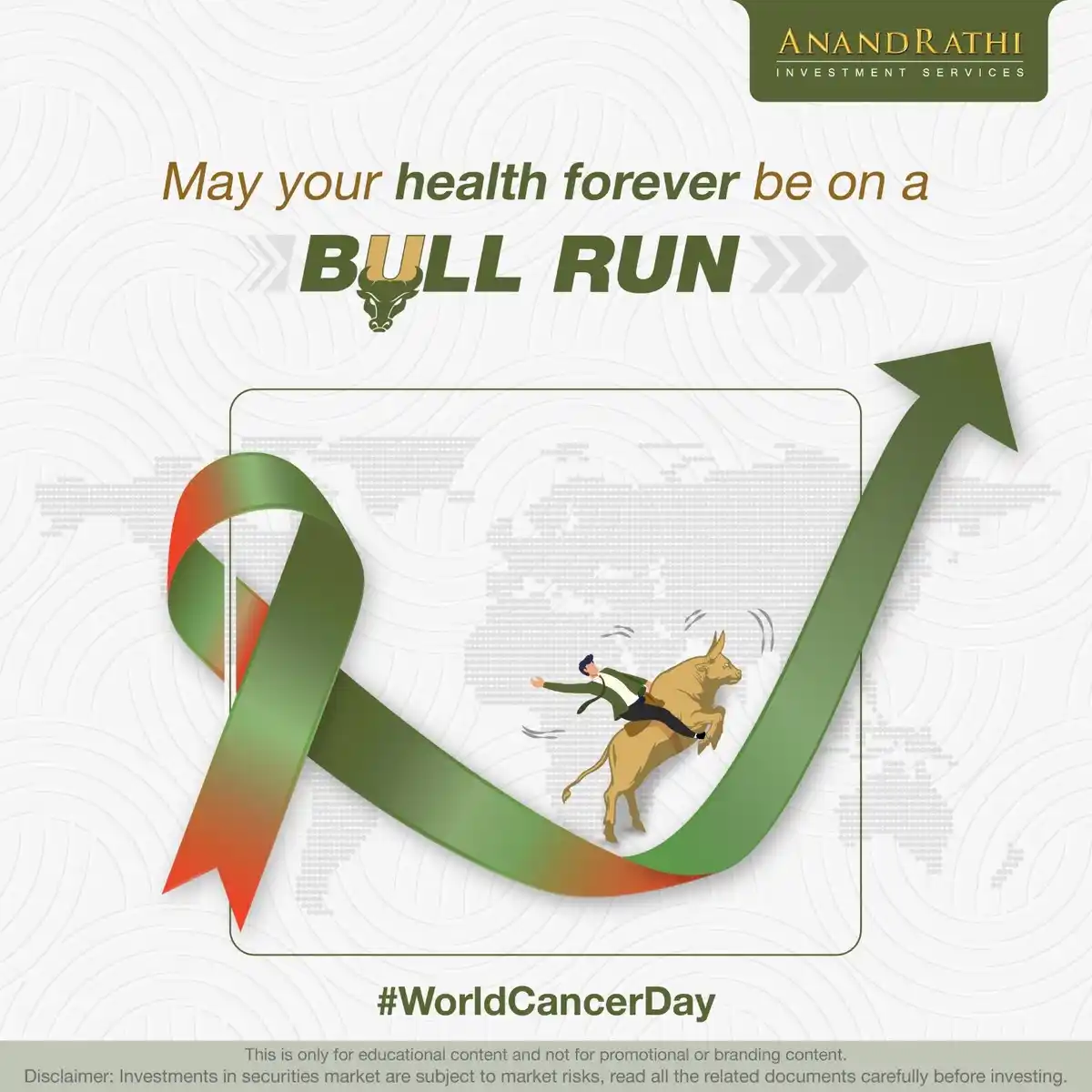 Image from Anand Rathi: Let's stay fit, eat right, and keep our fight for healthy survival BUL...
