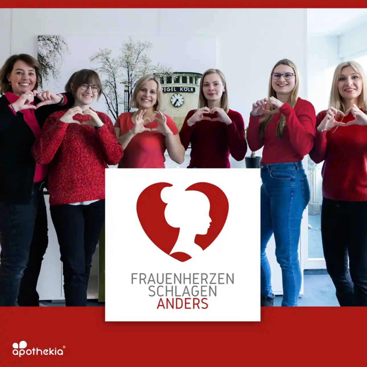 Image from apothekia®: Am 7. Februar 2025 ist GoRed Day – ein bundesweiter Aktionstag für meh...