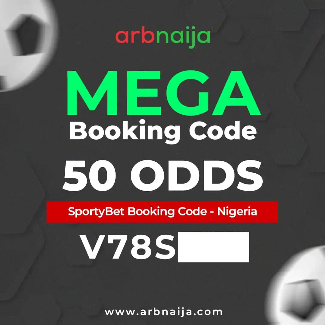 Image from Arbnaija: 50 ODDS Mega Booking Code has been dropped on our Telegram channel! Jo...