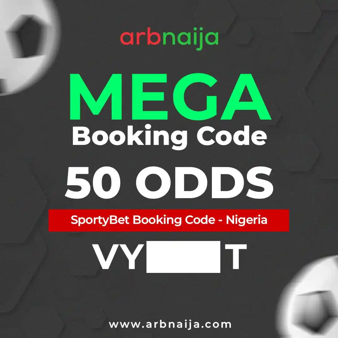 Image from Arbnaija: 50 ODDS Mega Booking Code has been dropped on our Telegram channel! Jo...