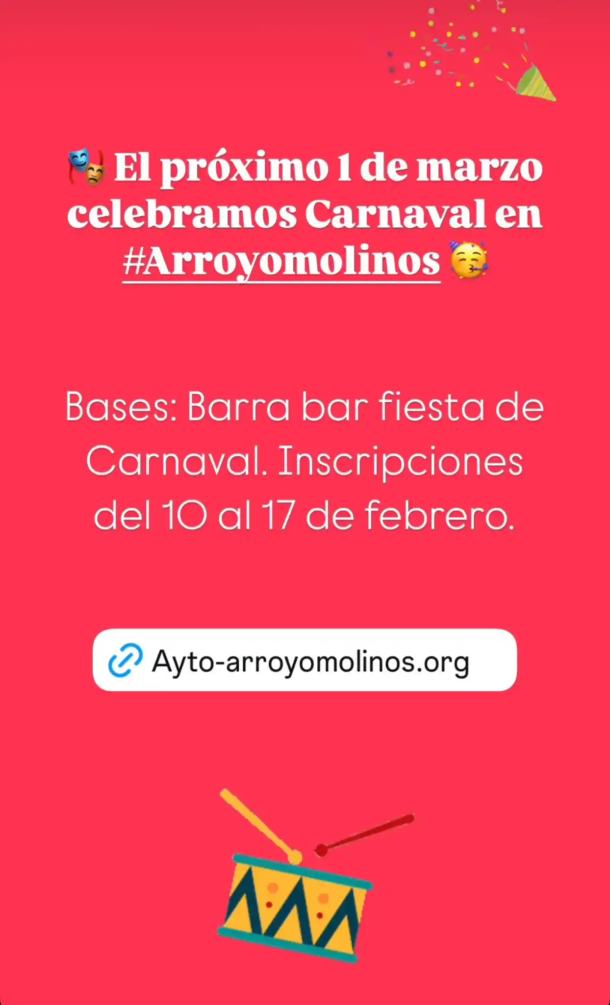 ARROYOMOLINOS INFORMACIÓN  post