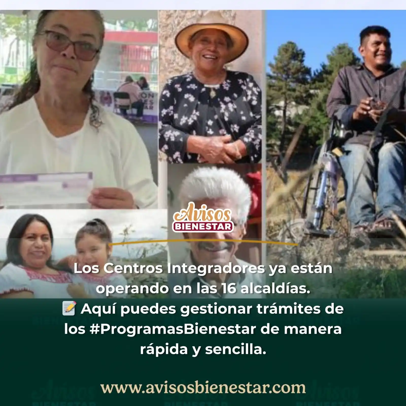 Image from Avisos Bienestar: 📢 ¡Atención CDMX! 🏙️✨ 📍Los Centros Integradores están disponibles ...