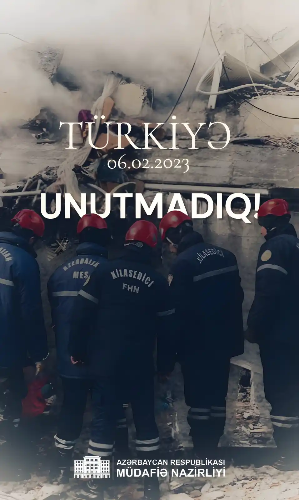 Image from Azərbaycan Respublikası Müdafiə Nazirliyi: *Ümidin və birliyin siması!* <a class="text-blue-500 hover:underline ...