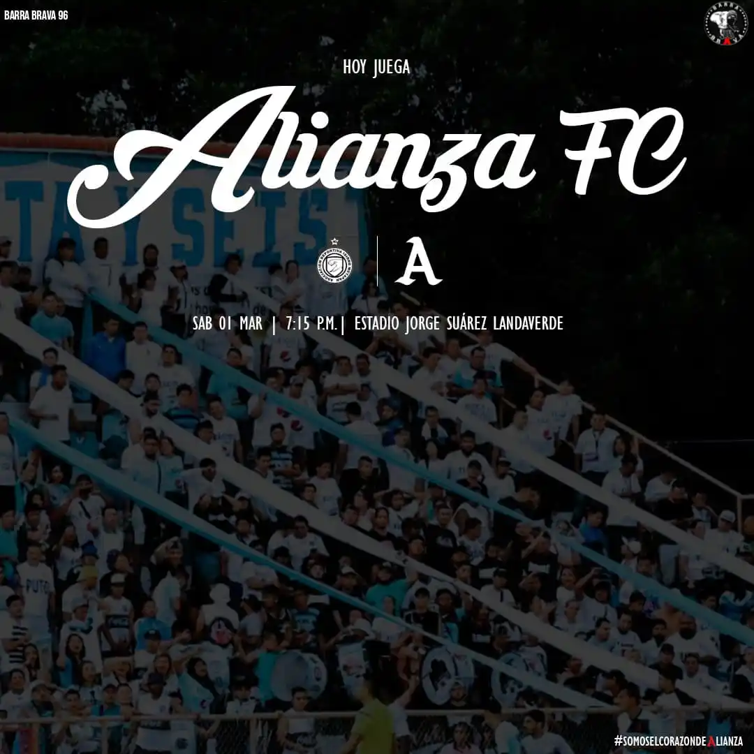 Image from BARRA BRAVA AFC: ¡HOY JUEGA ALIANZA F.C.! 🖤🤍 <a class="text-blue-500 hover:underline...