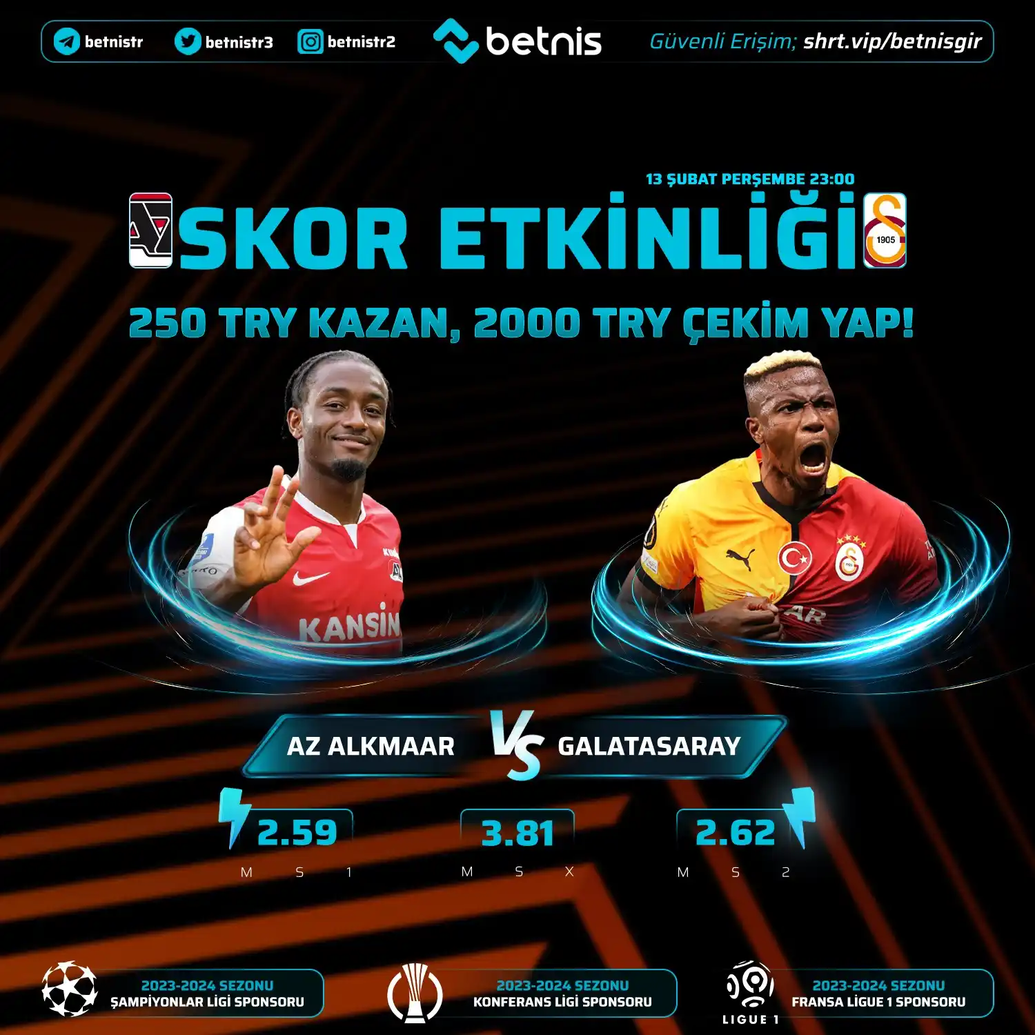 Image from BETNİS: *🔔* *GÜNÜN MAÇINA ÖZEL FREEBET ETKİNLİĞİ!*  ⚽️<a class="text-blue-500...