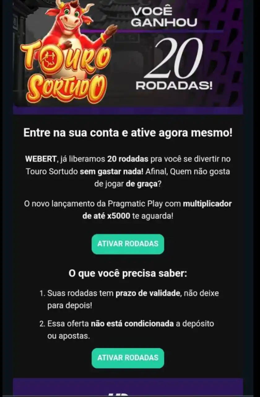 Image from BÔNUS 24 HRS 🎁: 🎁 20 - RODADAS GRÁTIS - (H2BET) https://www.h2.bet.br 👍 CONFIRAM O...