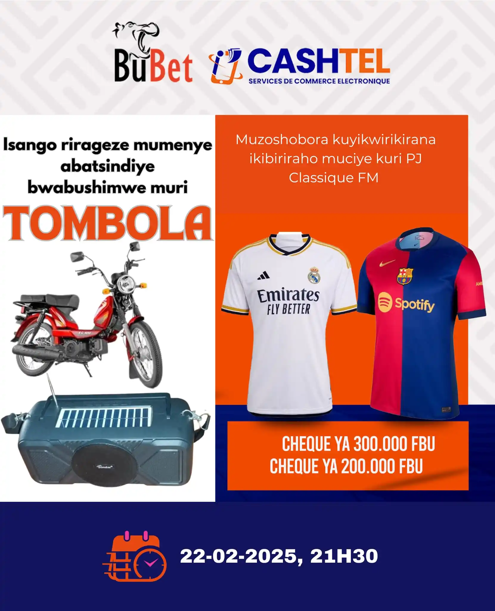Image from BUBET OFFICIEL [TU GAGNES TU TOUCHES]: Muriteguye kumenya abatsindiye bwa bushimwe?🎁🎁🎁🎁🎁🎁🎁🎁 Turazi KO...