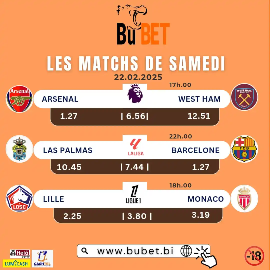 Image from BUBET OFFICIEL [TU GAGNES TU TOUCHES]: ✨⚽⚽ Ngiyi iyindi Weekend iryoshe kubakunzi b'inkino ⚽⚽🔥🔥.  BUBET ira...