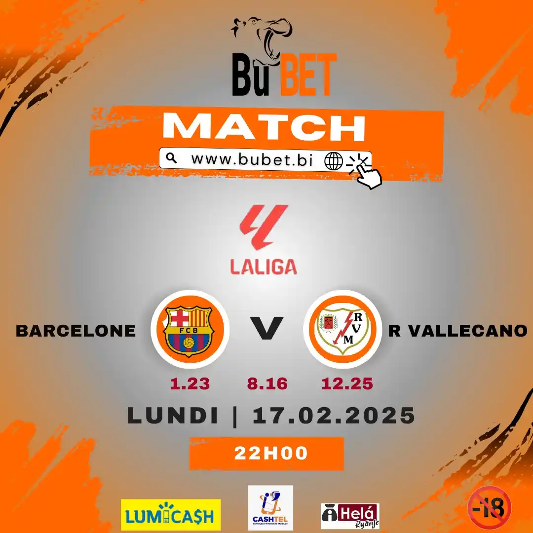 Image from BUBET OFFICIEL [TU GAGNES TU TOUCHES]: ⚽⚽ Mbega havugwa amaki muri Laliga Uno musi?⚽⚽🔥🔥.  Mwomenya KO uruki...