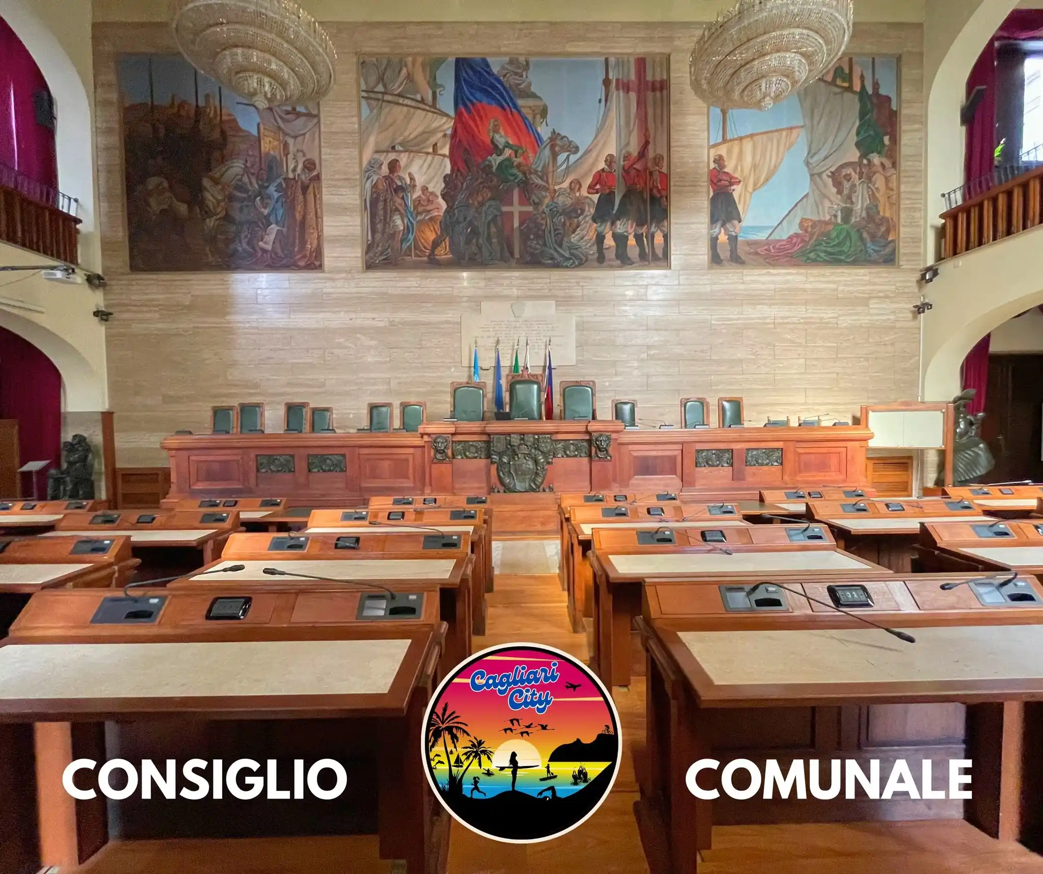 Image from CAGLIARI CITY: Il Presidente Marco Benucci ha diramato la convocazione del Consiglio ...