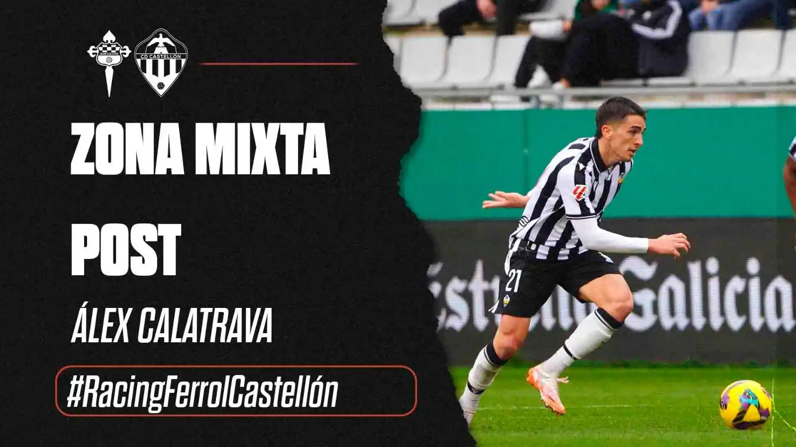 Image from CD Castellón: ⚡️🎙️ Zona mixta de Calatrava, jugador del CD Castellón 🗣️ "Era una...