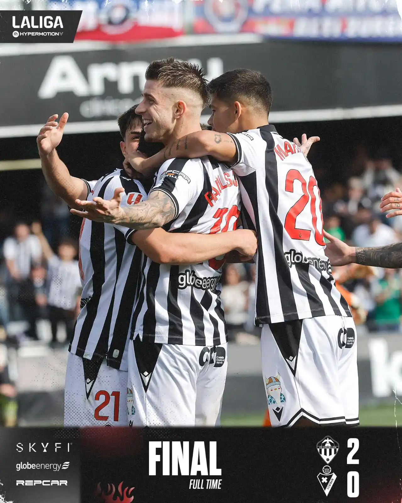 Image from CD Castellón: FINAAAL FINAAL FINAAL EN EL SKYFI CASTALIA (2-0)  GRAN PARTIDO DEL CAS...