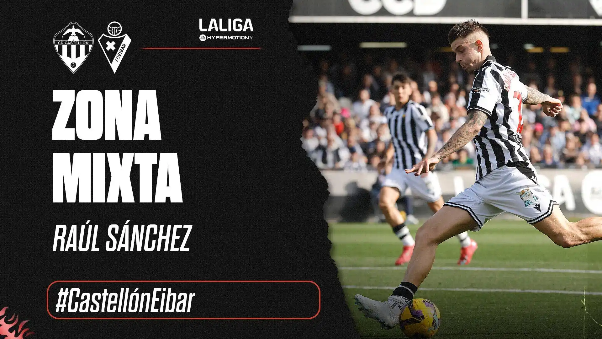 Image from CD Castellón: ⚡️🎙️ Zona mixta de Raúl Sánchez, jugador del @CDCastellon   🗣️ "El t...