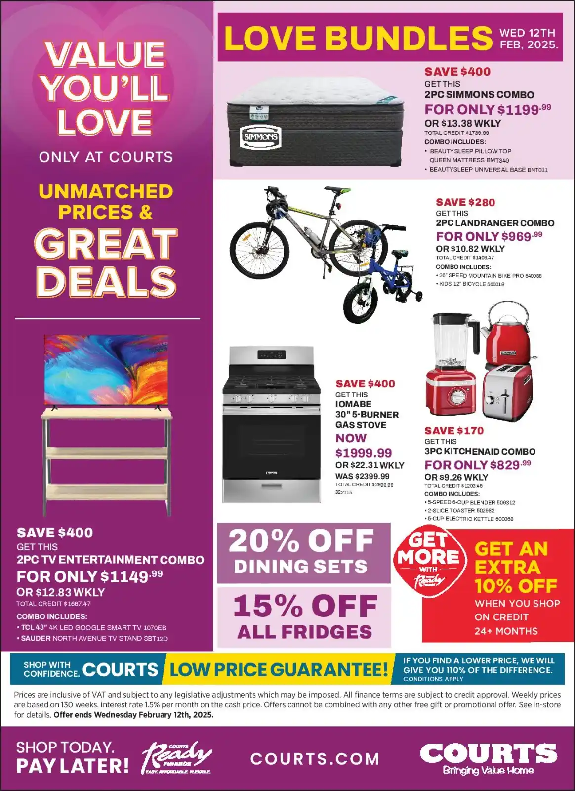 Image from Courts Barbados: 💖 VALUE YOU’LL LOVE! 💖 Unbeatable prices, incredible savings, and de...