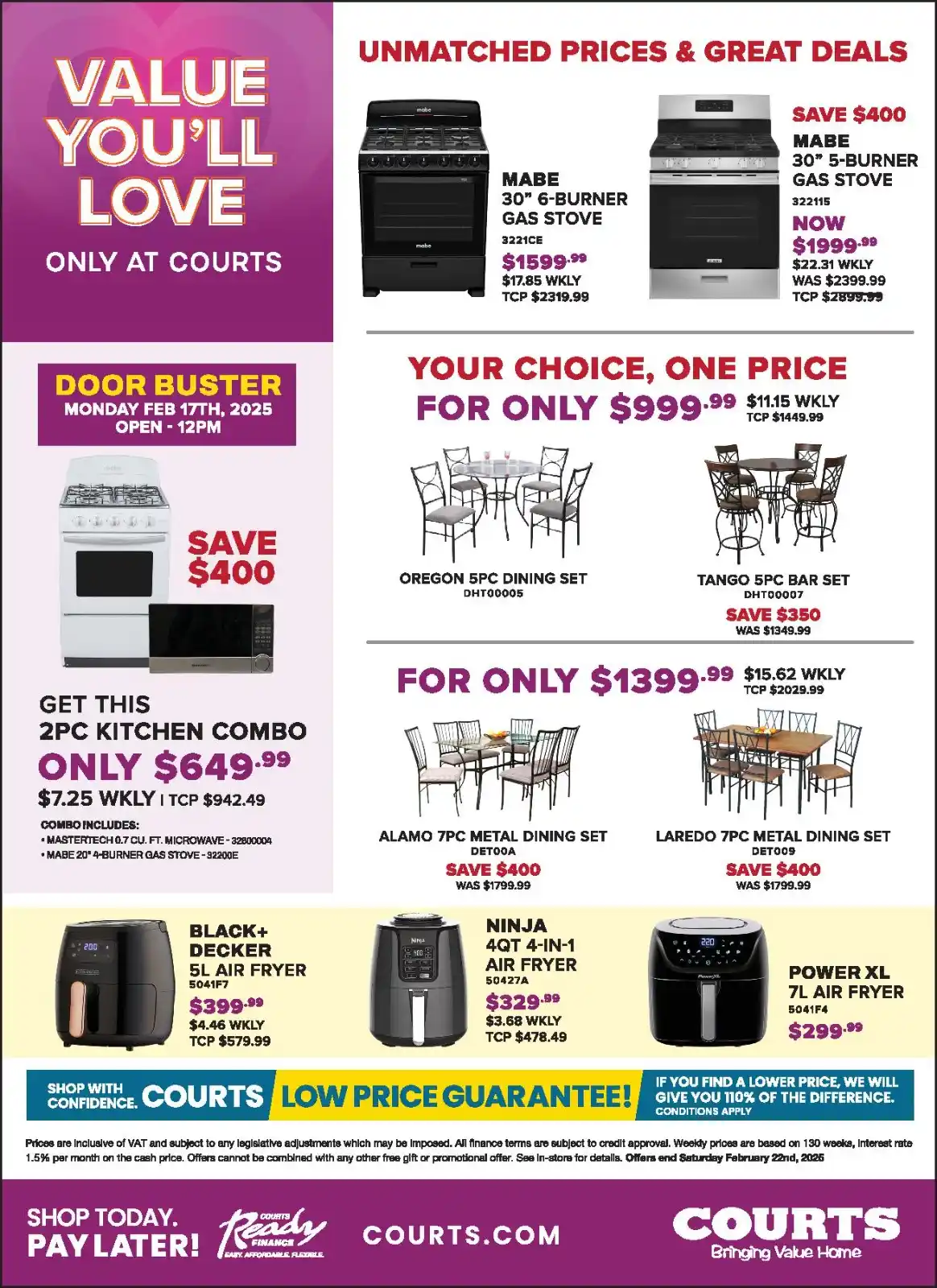 Image from Courts Barbados: 💖 Value You'll Love – ONLY at Courts! 💖 Get ready for unmatched pri...