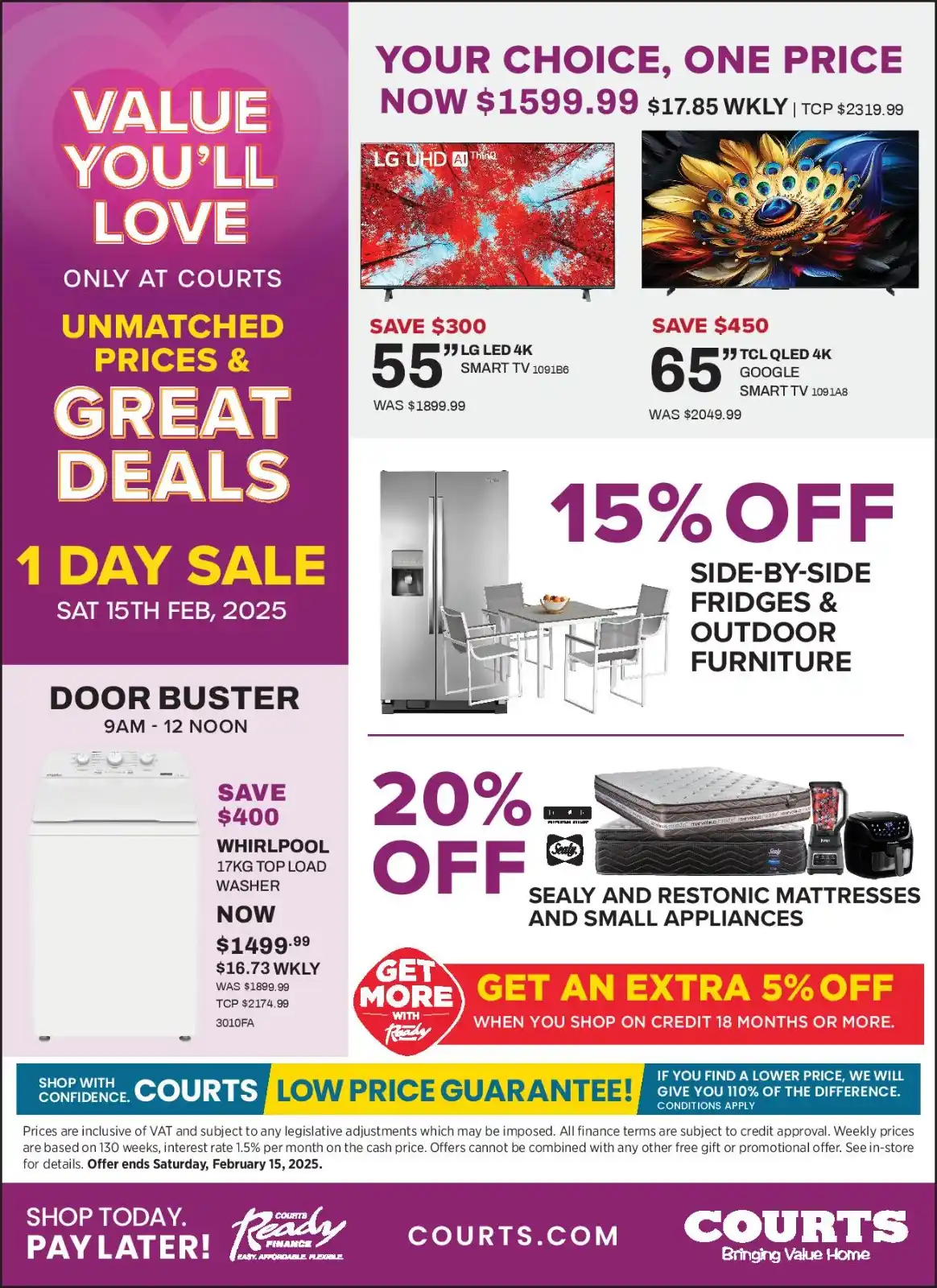 Image from Courts Barbados: 💖 VALUE YOU’LL LOVE! 💖 Unmatched prices, great deals, and huge savin...